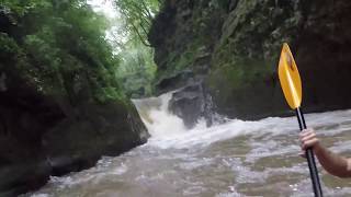 Skillet CreekPewits Nest Kayaking After Heavy Rain [upl. by Aitekram]