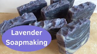 Making Lavender Soap With Alkanet Root [upl. by Fernande]