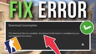 How To Fix CS2 Download Incomplete Replays [upl. by Dud]