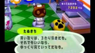 Japanese Animal Crossing  Tom Nooks Store After Closing Time [upl. by Udenihc]