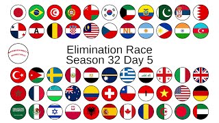 ELIMINATION LEAGUE COUNTRIES season 32 day 5 [upl. by Mose761]