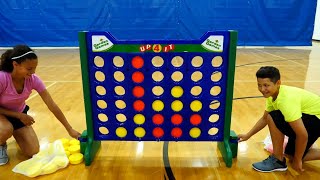 Connect 4 in a Row in Giant Up 4 It [upl. by Arrol]