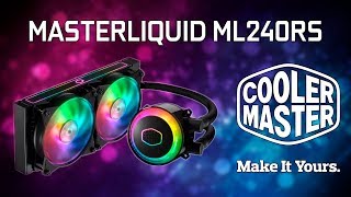 CoolerMaster ML240RS  Refrigeración Líquida con mucho ARGB [upl. by Monahon]