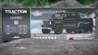 RC CRAWLER TRACTION HOBBY BG630 18 6X6 OFFRAD CRAWLER 4X4 RC [upl. by Woodcock645]