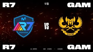 Movistar R7 x GAM Esports Jogo 2  Worlds 2023 Fase de Entrada [upl. by Dalia]