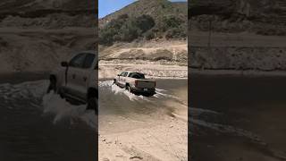 Chevy Colorado 🟤 4x4 chevy colorado sand river puddle charco z71 2024 cheyenne azusa [upl. by Nedia73]