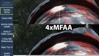 NVIDIA MultiFrame Sampled AntiAliasing MFAA Tested on GTX 980 [upl. by Nitz]