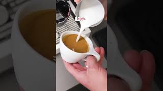 Step by Step Latte ART Tutorial shorts [upl. by Vinia343]