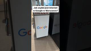 Jak Szybko Działa Internet w Siedzibie Google❓ [upl. by Ammeg]