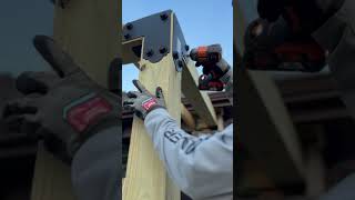 Pergola Build construction outdoorliving pergola [upl. by Abdulla463]