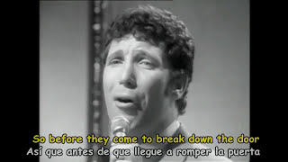 Tom Jones quotDelilahquot 1968 Subtitulado en Inglés y Español HD [upl. by Saqaw]