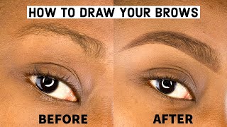 HOW TO EASY EYEBROW TUTORIAL FOR BEGINNERS WITH PENCIL  LADE KEHINDE [upl. by Suiravat]