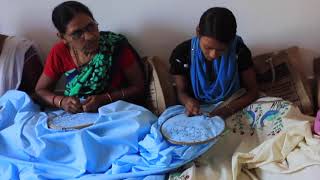 Formation broderie état du Jharkhand Inde [upl. by Emirak]