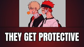 They get protective  Kiribaku x listener [upl. by Ilah582]