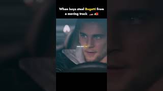 When boys steal Bugatti from a moving truck 🏎️🚚 shorts viral overdrive [upl. by Neona]