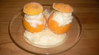 Comment faire des oranges givrées  RECETTE ORANGE GIVREE [upl. by Bricker]