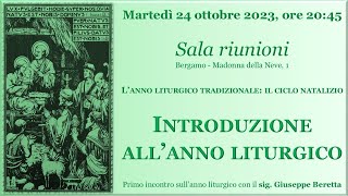 Introduzione all’anno liturgico [upl. by Lamphere]