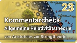 Allgemeine Relativitätstheorie • Kommentarcheck Aristoteles ⯈ Stringtheorie 23  Josef M Gaßner [upl. by Lewison]