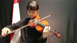 Indonesia Raya  WR Supratman  Violin Cover  Florenza Ferre [upl. by Mimi]