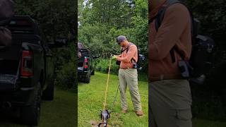 Restring Trimmer SUPER FAST 😲 satisfying lawncare fyp [upl. by Neelahtak]