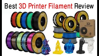 Best 3D Printer Filament Review 2024 [upl. by Algie]