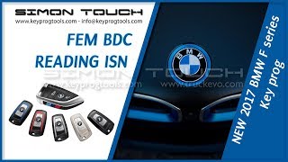 Reading Isn with BMWMINI FEMBDC Mileage and key programmer [upl. by Mastat]