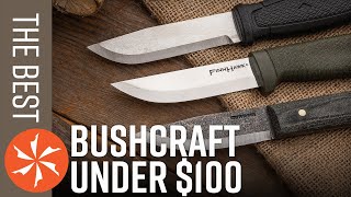 Best Bushcraft Knives Under 100 in 2021 [upl. by Lagas]