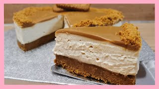 Cheesecake aux spéculoos  Recette facile et rapide [upl. by Morrell]