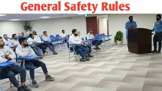 General plant safety rules  safety rules in industrial  safety rules petrochemical [upl. by Nerua134]