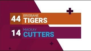 Tigers v Cutters  Intrust Super Cup match highlights  Round 17 2021 [upl. by Etiuqal661]