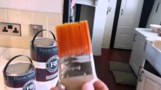 How to paint kitchen units using Farrow And Ball [upl. by Nivrae425]