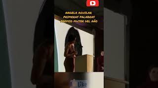 ANGELA AGUILAR SUS PRIMERAS PALABRAS TRAS RECIBIR PREMIO MUJER DEL AÑO glamour angelaaguilar [upl. by Ylenaj]