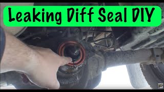 How to Replace a Rear Differential Pinion Seal [upl. by Roydd]