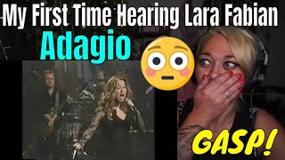 Lara Fabian Adagio LIVE REACTION  My First Time Hearing Lara Fabian  I did NOT Expect THAT [upl. by Anivad]