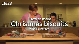 How to Make Christmas Biscuits  Tesco [upl. by Aihcela]