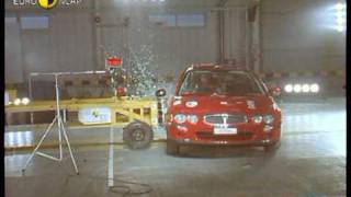 Euro NCAP  Rover 25  2001  Crash test [upl. by Aggappera]