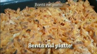 PASTA DELLA DOMENICA AL FORNO CON TONNO SVUOTA FRIGO cucina italianfood [upl. by Cown719]