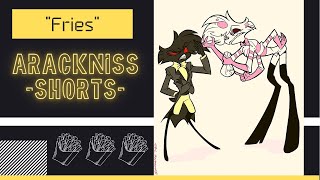 🍟 FRIES 🍟 Hazbin Hotel Arackniss Short Comic Dub [upl. by Maag]