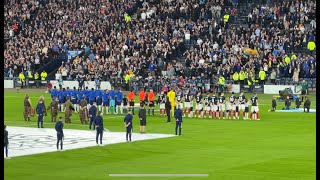 The National Anthems  Scotland 1 v 3 England Hampden Park Glasgow  Football  12092023 [upl. by Remde]