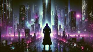 Into the Simulation VIII  Dark Synthwave Music  Cyberpunk Ambient  AI [upl. by Enitsuj]