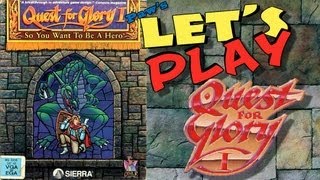 Lets Play Quest for Glory Part 1  pawdugan [upl. by Eilahtan48]