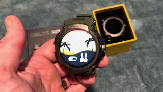 Alpha gear delta pro smart watch unboxing [upl. by Ahtenak]