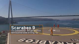 Scarabeo 9  Bosphorus Crossing  SAIPEM [upl. by Sup]