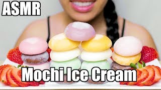 ASMR Eating Bubbies Mochi Ice Cream  Moxie Beast ASMR Challenge  Soft Chewy Eating Sounds  먹방 [upl. by Ardnalac]