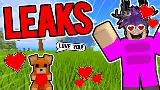 NEW The New Valentines Update LEAKED Roblox Booga Booga [upl. by Ecidnac]