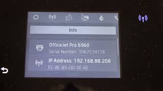 Unlock the Printer Code How to Find Serial Number on HP Officejet Pro 6960 [upl. by Talie]