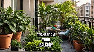 🌿 GARDEN DESIGN for BALCONIES 🏡  Brilliant IDEAS for SMALL SPACES [upl. by Ariet102]