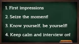 Personal Interview Tips amp Tricks  Summary [upl. by Trip]