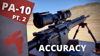 Palmetto PA10 Gen 3 AR10 Accuracy  SIG MSR 110x [upl. by Crockett]