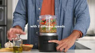 KitchenAid Go™ Cordless Food Chopper Set Up Use amp Care [upl. by Keon724]